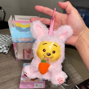 AUTHENTIC Miniso Winnie the Pooh Disney Vinyl Plush Pendant Bunny Lapin
